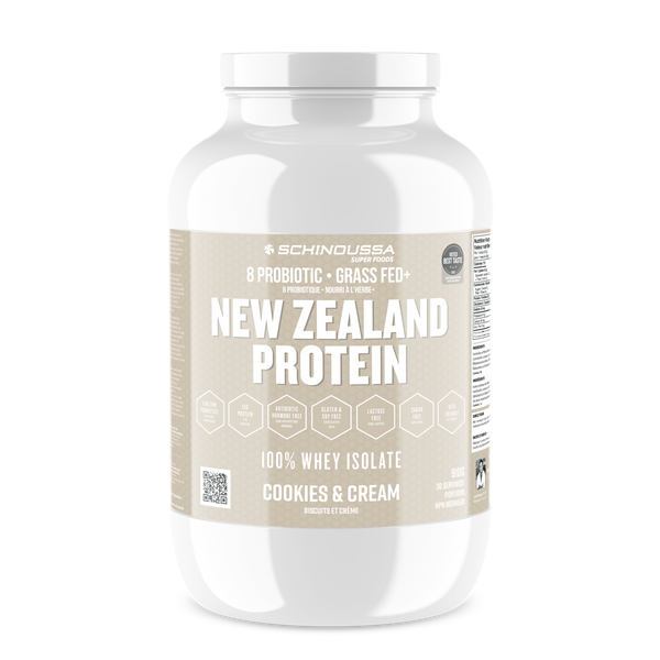 Schinoussa - New Zealand Probiotic Whey Iso Cookies & Cream, 910 g