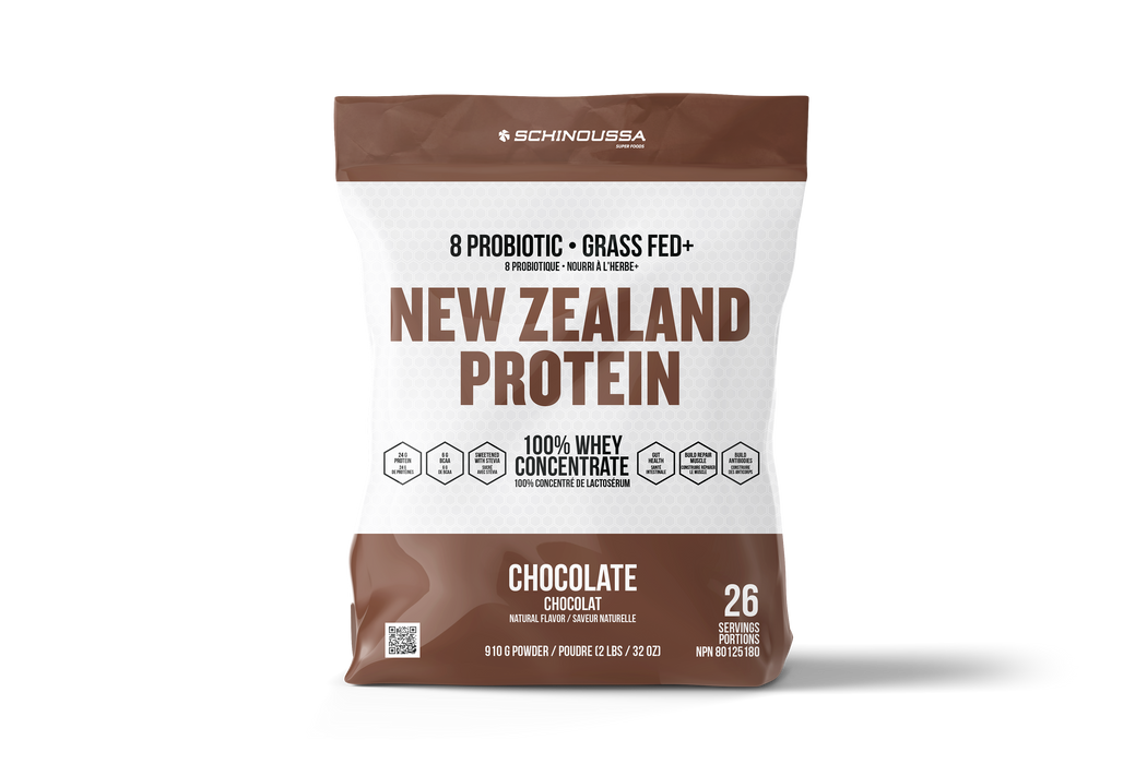 Schinoussa - New Zealand  Probiotic Whey Concentrate Chocolate, 910 g
