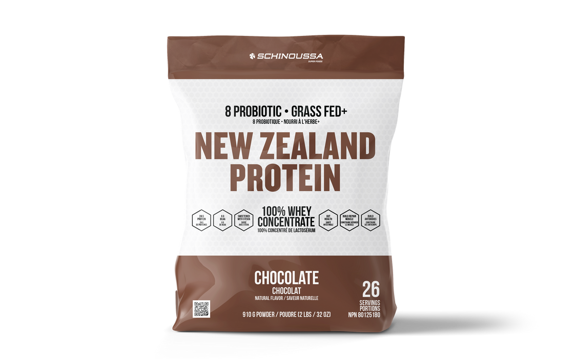 Schinoussa - New Zealand  Probiotic Whey Concentrate Chocolate, 910 g