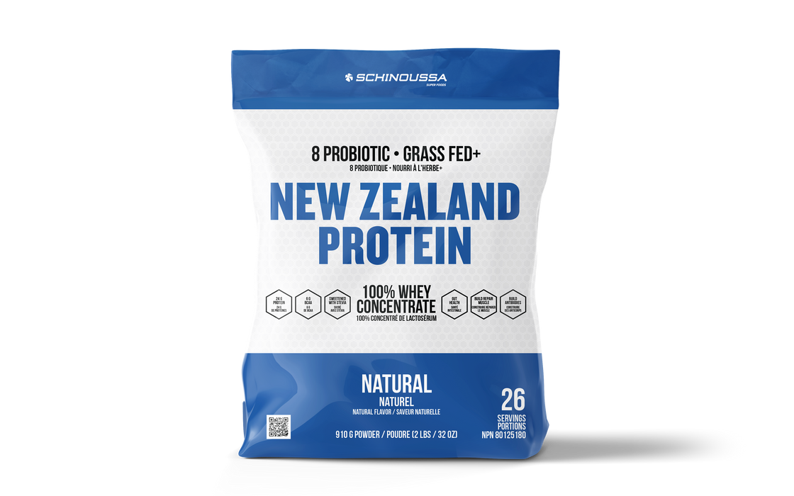 Schinoussa - New Zealand Probiotic Whey Concentrate Natural, 910 g