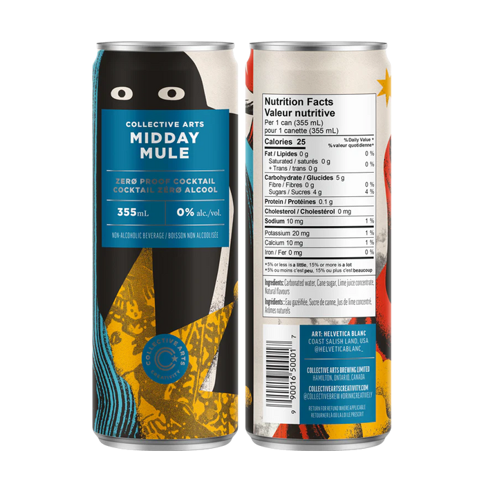 Collective Arts - Zero Proof - Midday Mule, 355 mL