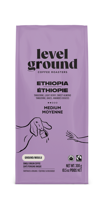 Level Ground Trading Ltd - Ethiopia, Medium & Lovely, Ground, 300 g