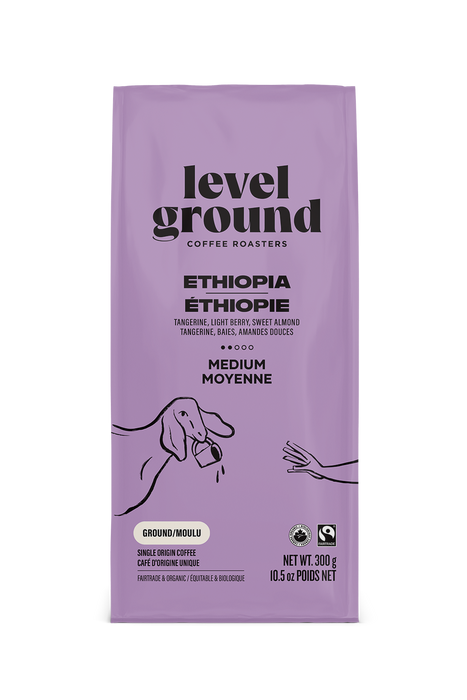 Level Ground Trading Ltd - Ethiopia, Medium & Lovely, Ground, 300 g