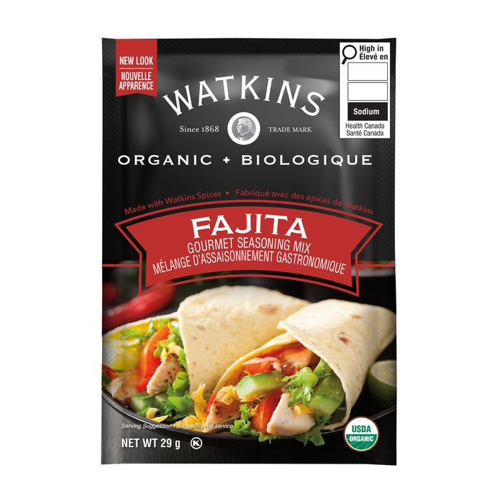 Watkins - Organic Seasoning Mix Fajita, 29 g