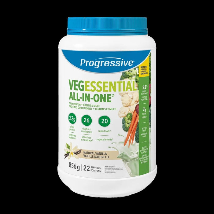 Progressive - VegEsential All in One Vanilla, 856 g