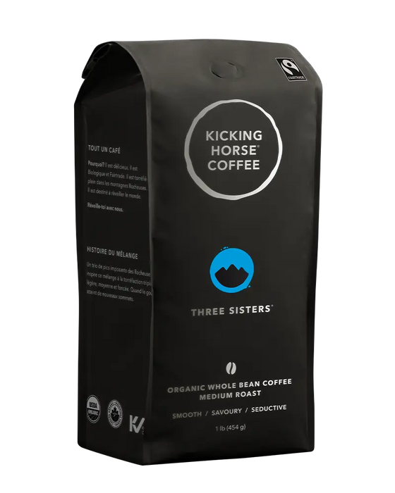 Kicking Horse Coffee - Three Sisters Whole Bean Coffee, 454 g