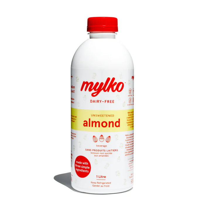 Mylko - Unsweetened Almond Mylk Beverage, 1 L