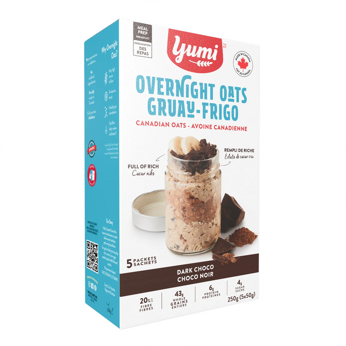 Yumi Organics - Overnight Oats - Dark Chocolate, 250 g