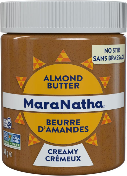 MaraNatha - Creamy Almond Butter - No Salt, 340 g