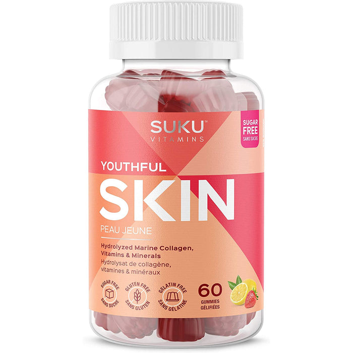 SUKU Vitamins - Youthful Skin, 60 Gummies