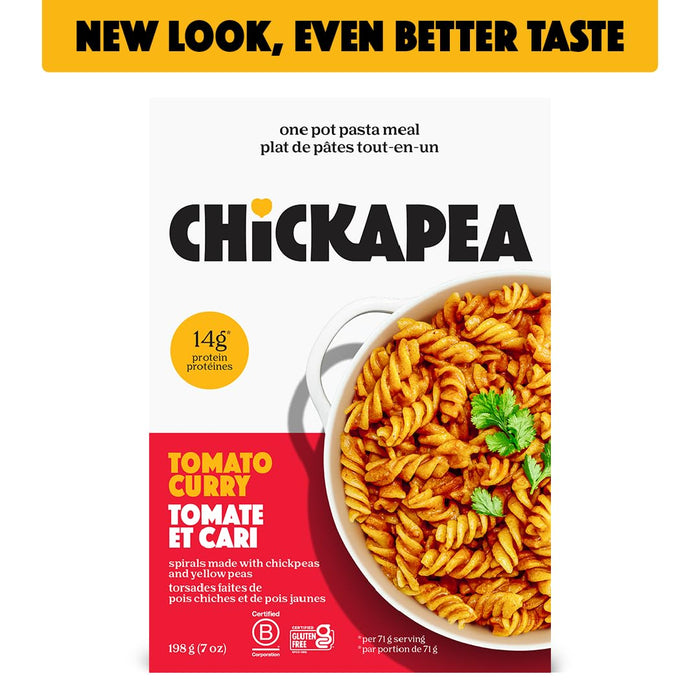 Chickapea Pasta - One Pot Tomato Curry, 198 g