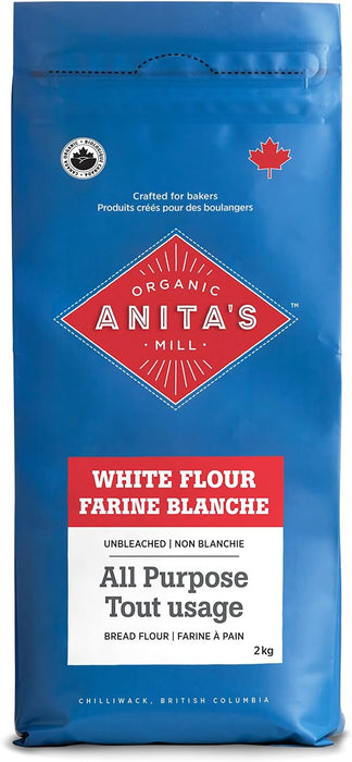 Anita's Organic Mill - Unbleached White Flour, 2 kg