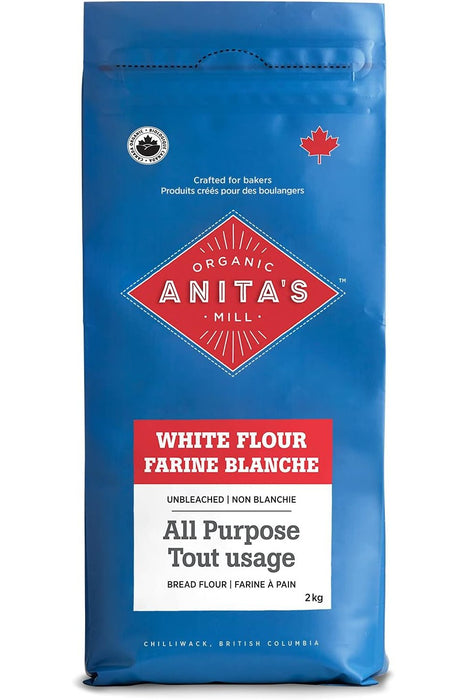 Anita's Organic Mill - Unbleached White Flour, 2 kg