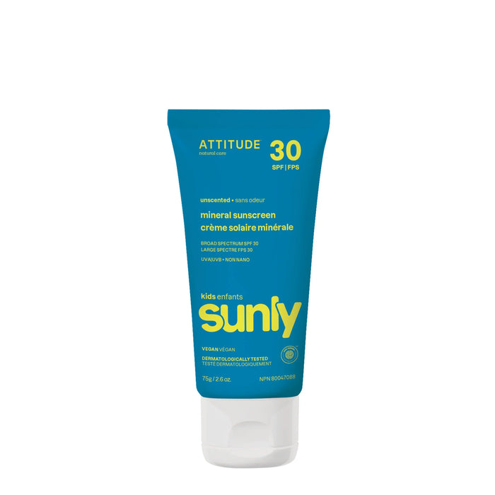 Attitude - Sunly SPF 30 Kids - Unscented, 75 g