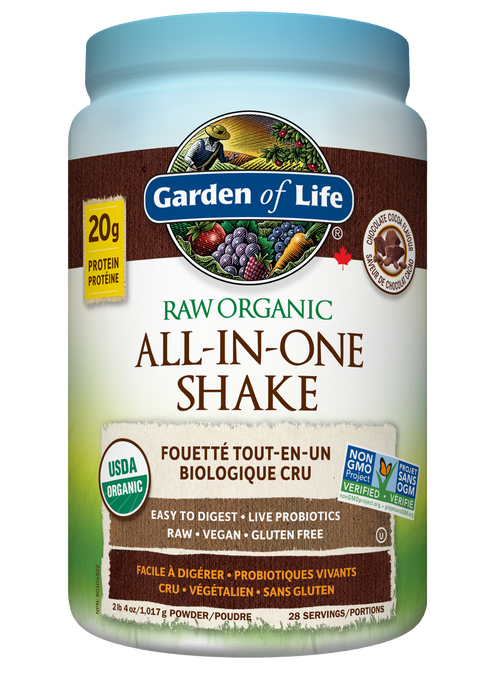 Garden of Life - Raw All-in-one Chocolate Cocoa - 1017 g