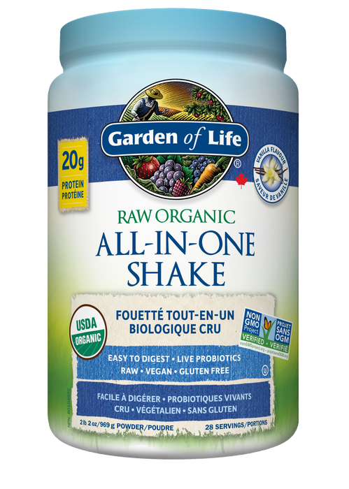 Garden of Life - Raw All-in-one Shake Vanilla, 696 g