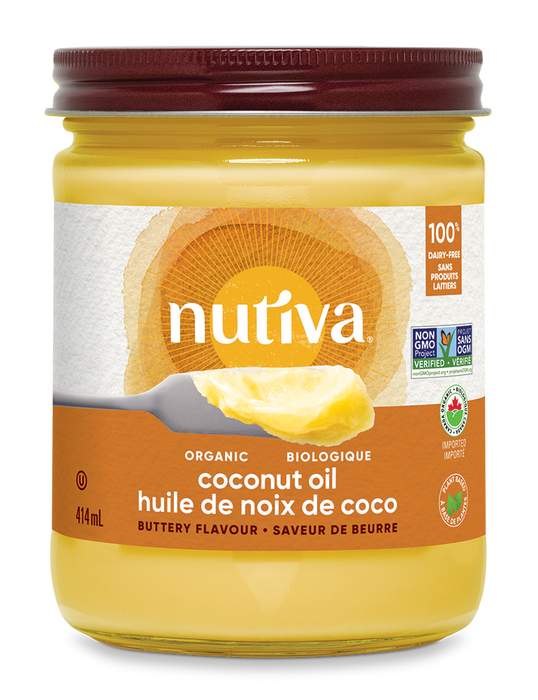 Nutiva - Coconut Oil Butter Flavour, 414 mL
