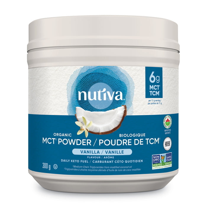 Nutiva - Vanilla MCT Powder, 300 g