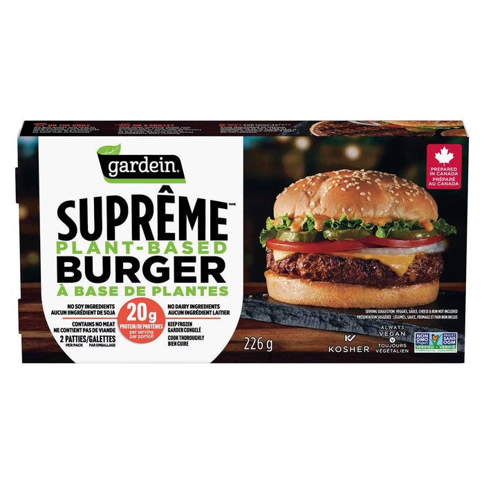 Gardein - Supreme Plant Based Burger, 226 g