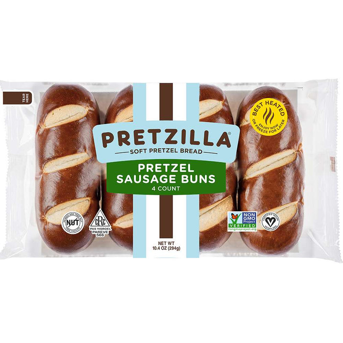 Pretzilla - Soft Pretzel Sausage Buns, 453 g