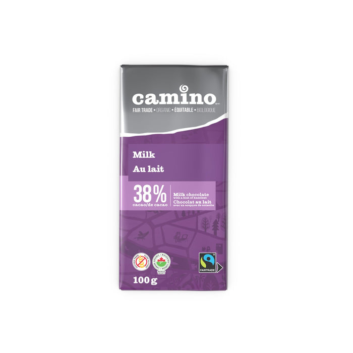 Camino - Milk Chocolate Bar, 100 g