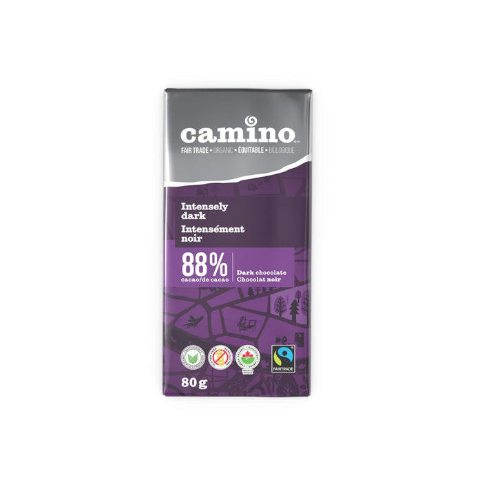 Camino - Fair Trade Organic Intensely Dark Chocolate, 80 g