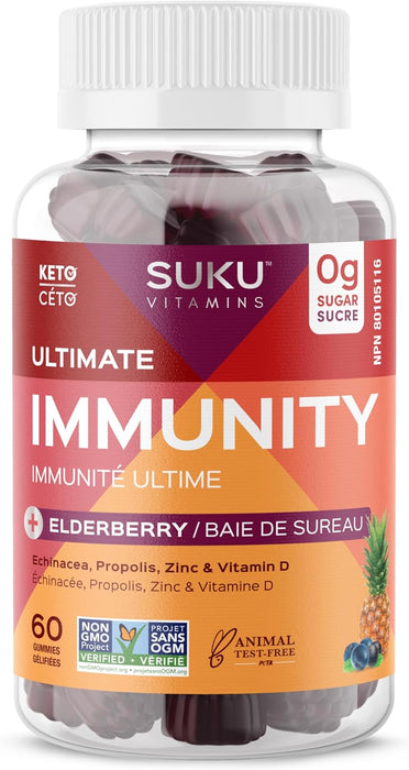 SUKU Vitamins - Ultimate Immunity, 60 Gummies