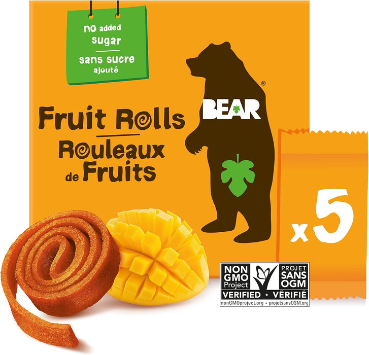 Bear - Fruit Rolls Mango, 5x20 g