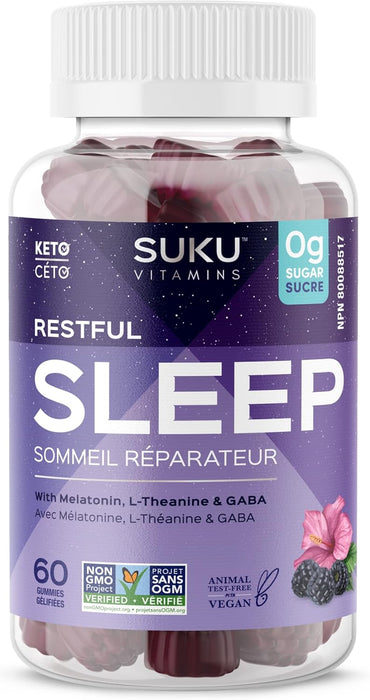 SUKU Vitamins - Restful Sleep, 60 Gummies