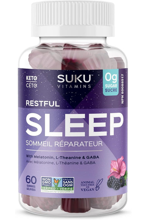 SUKU Vitamins - Restful Sleep, 60 Gummies