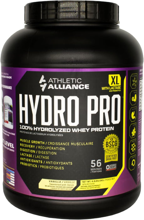 Athletic Alliance - Hydro-Pro Hydrolyzed Protein Vanilla, 2 kg