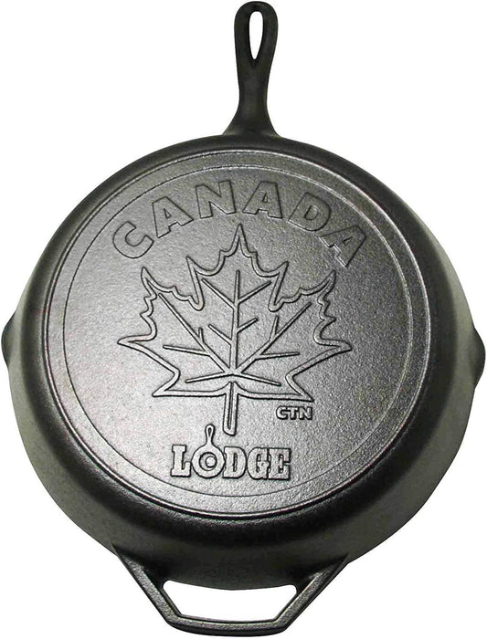 Lodge - Cast Iron Skillet - Maple Leaf, 12"