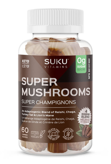 SUKU Vitamins - Super Mushroom, 60 Gummies