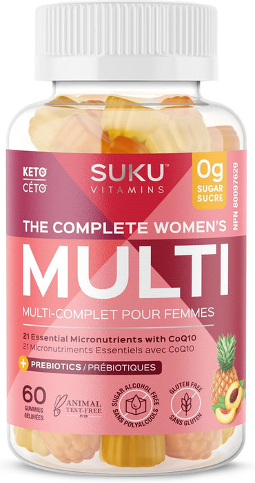 SUKU Vitamins - Complete Women's Multi, 60 Gummies