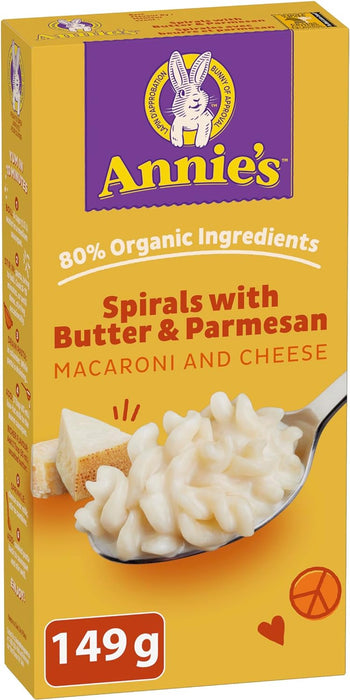 Annie's - Mac & Cheese - Spirals with Butter & Parmesan, 149 g
