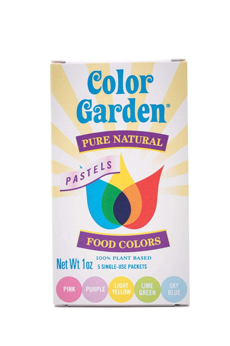 Color Garden - Natural Food Colour - Pastels, 6x5 mL