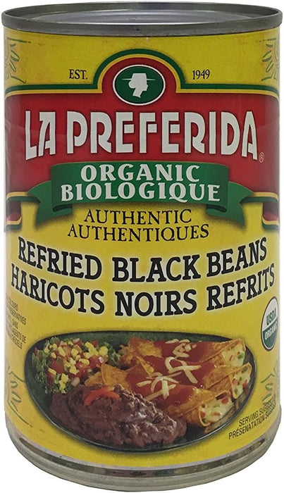 La Preferida - Refried Black Beans, 398 mL