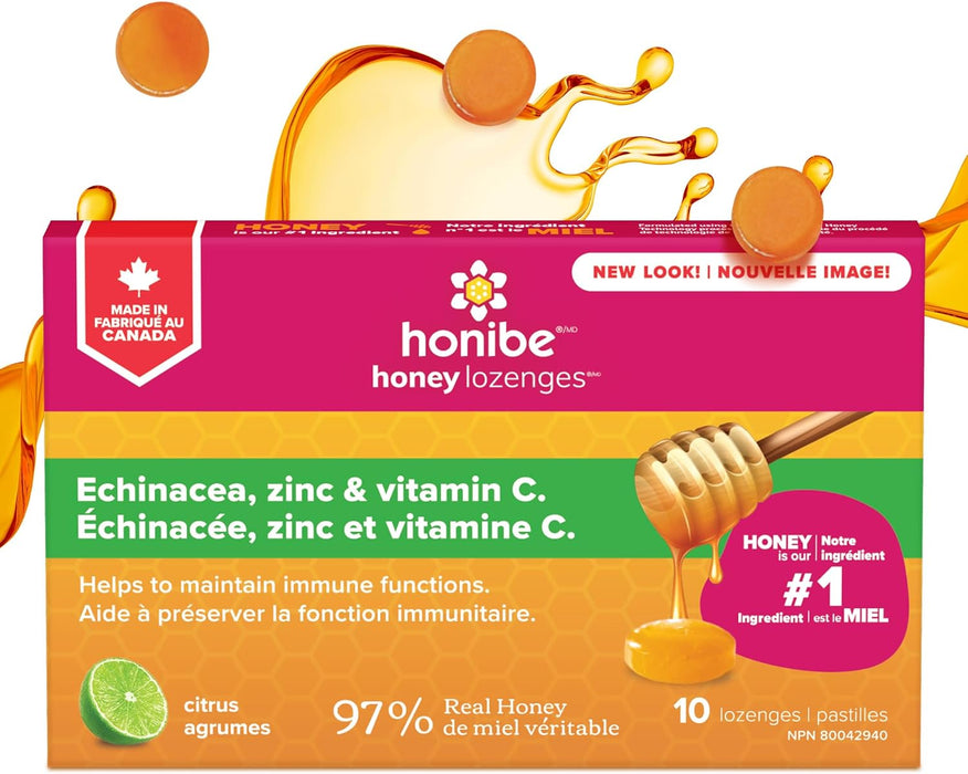 Honibe - Honey Lozenges - Immune, 10 Count