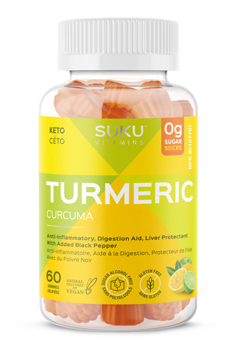 SUKU Vitamins - Turmeric, 60 Gummies