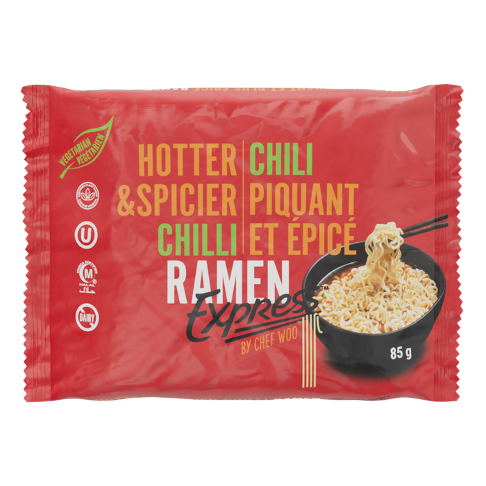 Chef Woo - Ramen - Express Spicier Chilli, 85 g