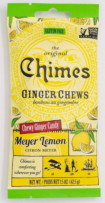 Chimes - Meyer Lemon Ginger Chews, 42.5 g