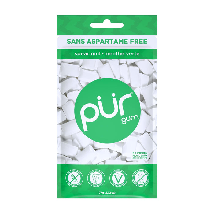 Pur Gum - Spearmint Gum, 80 g