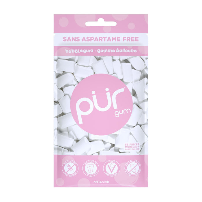 Pur Gum -Bubble Gum Bag, 80 g