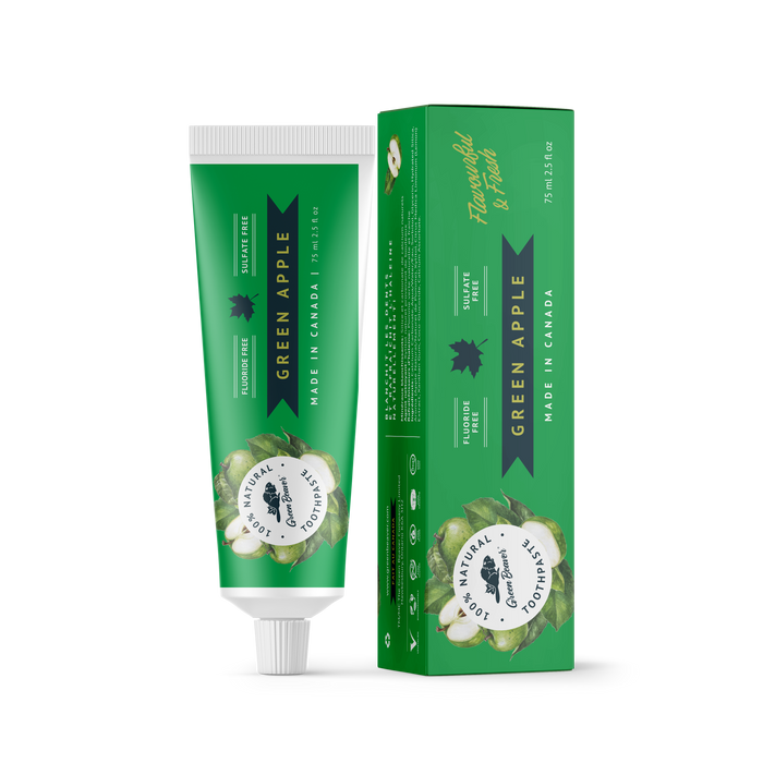 Green Beaver - Toothpaste - Green Apple, 75 mL