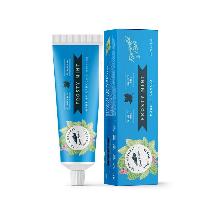 Green Beaver - Toothpaste - Frosty Mint, 75 mL