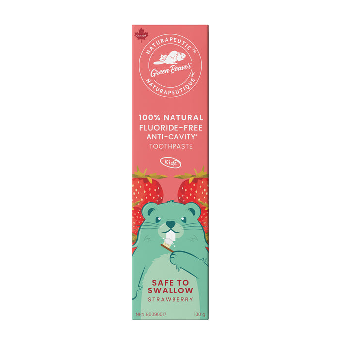 Green Beaver - Naturapeutic Toothpaste (Kids) - Strawberry, 100 g