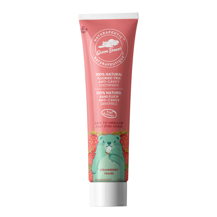 Green Beaver - Naturapeutic Toothpaste (Kids) - Strawberry, 100 g