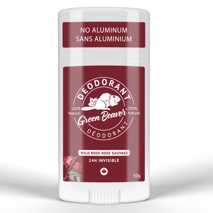 Green Beaver - Natural Deodorant - Wild Rose, 50 g