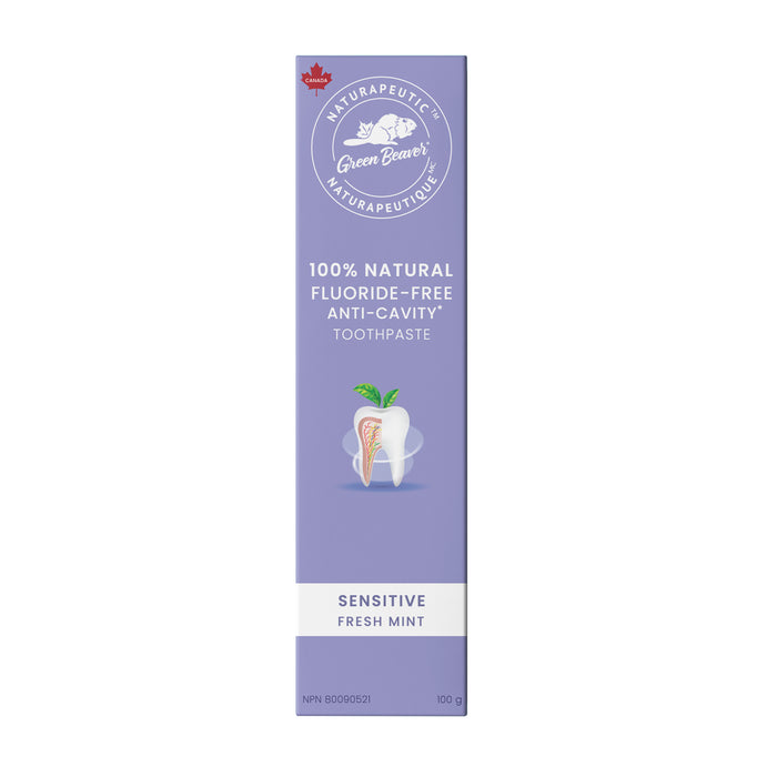 Green Beaver - Naturapeutic Sensitive Toothpaste - Fresh Mint, 100 g