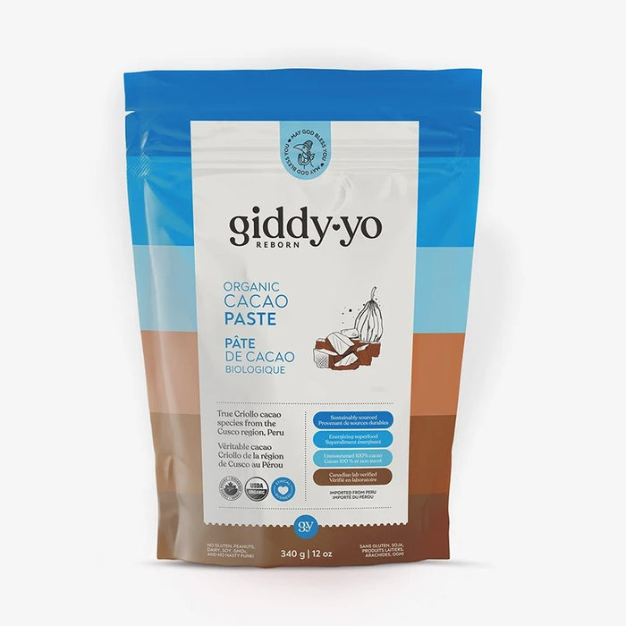 Giddy Yoyo - Organic Cacao Paste - 340 g